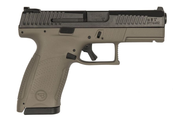 CZ P-10 C FDE 9mm Pistol 15 Round – 91521 with Tritium Night Sights