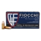 Fiocchi Ammunition 9mm 115 Grain Jacketed Hollow Point Projectile 50 Round Box
