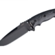 Hogue EX-F01 5 1/2 inch Fixed A-2 G10 G-Mascus Black Scales  Drop Point Blade