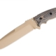 Hogue EX-F01 7 inch A-2 G-10 G-Mascus Dark Earth Scales Fixed Drop Point Blade