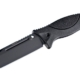 Hogue EX-F02 4.5 inch Black Finish Auto Retention Sheath Black Fixed Tanto Blade