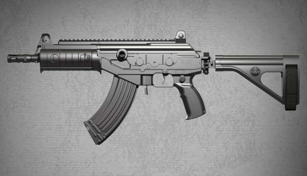 IWI Galil Ace 7.62 x 39mm Semi Auto Pistol with 8.3 in Barrel Folding Stabilizing Brace and 30 Round Magazine