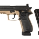 Arex Rex Zero 1 Tactical Flat Dark Earth 9mm Semi-Automatic 20 Round Pistol