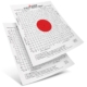 Arsenal Pack of 10 Targets for 26 Meter Zeroing