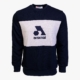 Arsenal XX-Large Blue / Grey Cotton-Poly Standard Fit Logo Pullover Sweater