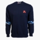 Arsenal Large Blue Cotton-Poly Standard Fit Flex Pullover Sweater