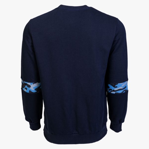 Arsenal Large Blue Cotton-Poly Standard Fit Flex Pullover Sweater