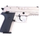 Arex Rex Zero 1CP-06B1 Silver with Hogue Black Grips 9mm Semi-Automatic 15 Round Pistol