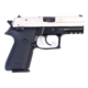 Arex Rex Zero 1CP-08B1 Silver with Hogue Black Grips 9mm 15 Round Pistol