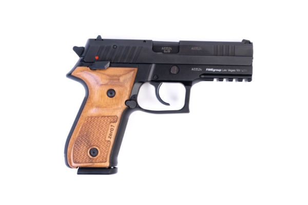 Arex Rex Zero 1S-01W Black with Oak Wood Grips 9mm 17 Round Pistol