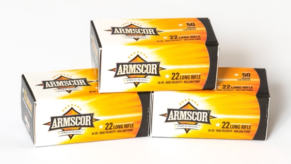 Armscor 22 LR 36 Grain Hollow Point 500 Round Case