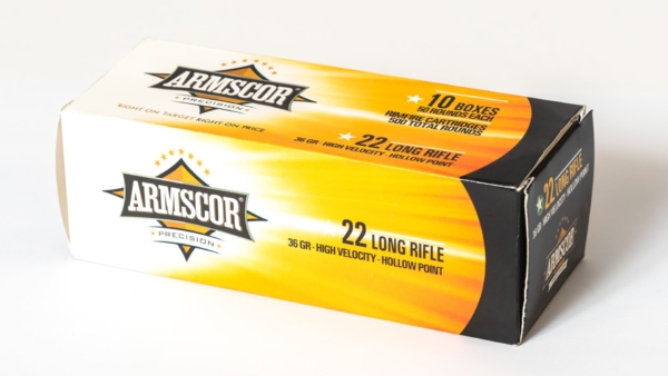 Armscor 22 LR 36 Grain Hollow Point 500 Round Case