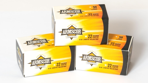 Armscor 22 Mag 40 Grain Jacketed Hollow Point Rimfire 500 Round Case