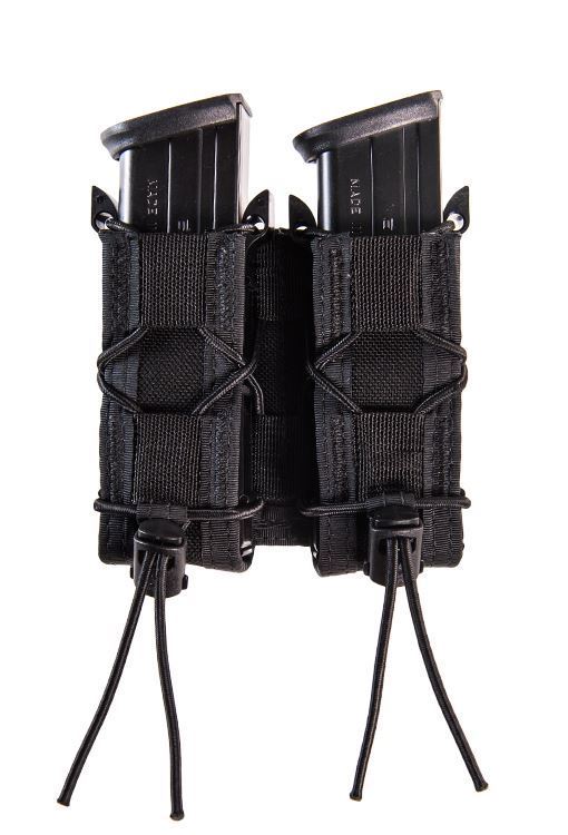High Speed Gear Pistol TACO MOLLE Black Double Magazine Pouch ...