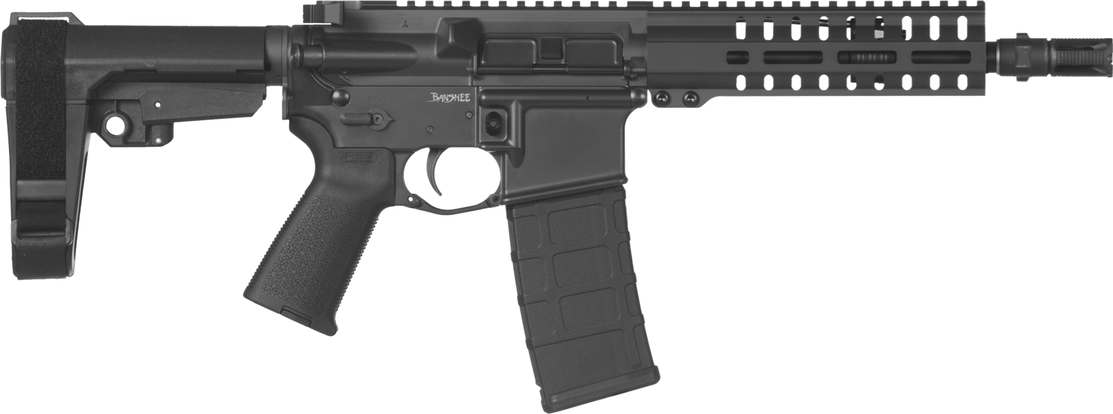 CMMG Banshee 300 Mk4 300 AAC Blackout Graphite Black Semi-Automatic 30 Round Pistol