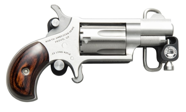 North American Arms Skeleton Belt Buckle and 22 LR Revolver Combo