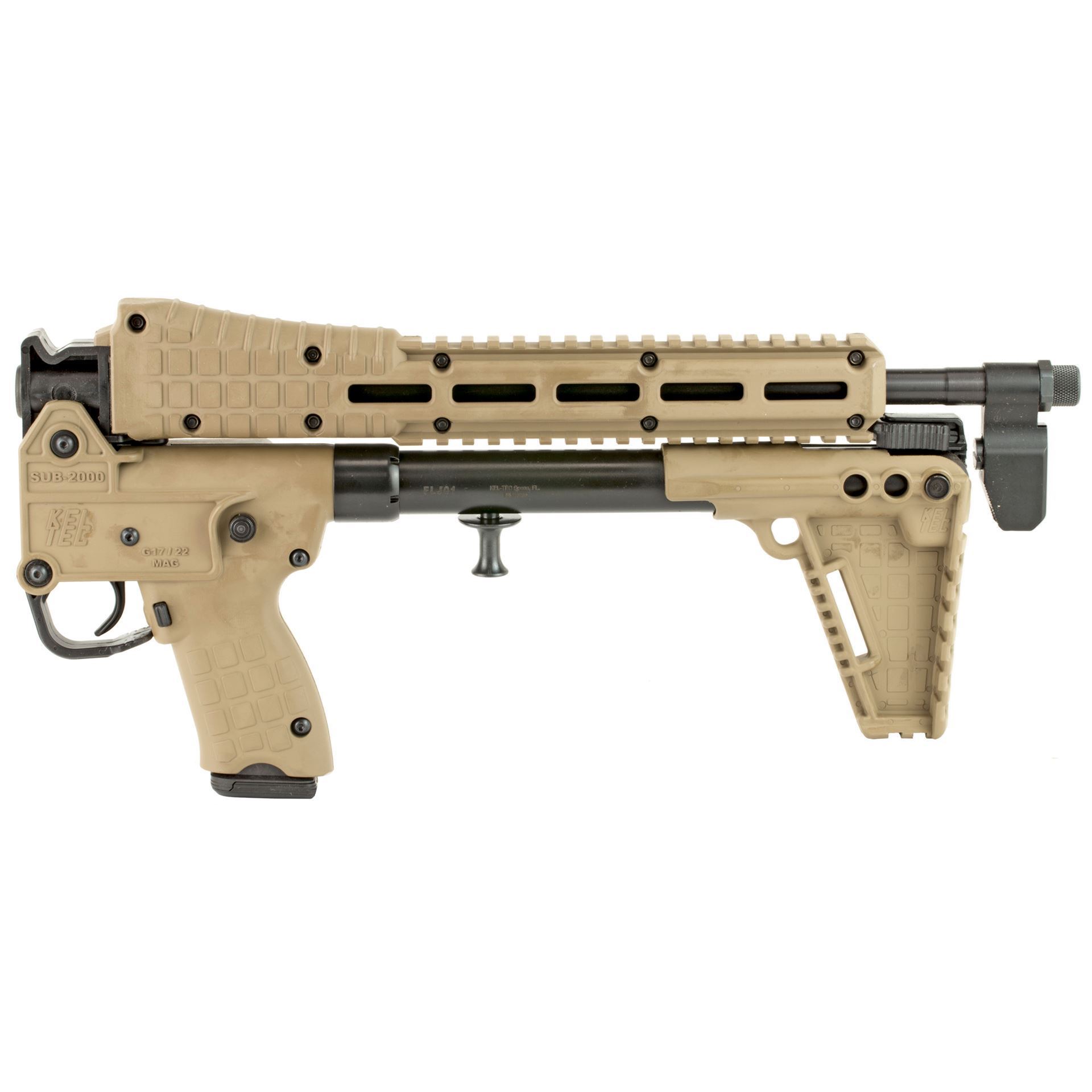 Kel-Tec Sub2000 Gen 2 Carbine Glock 17 9mm 17rd Tan