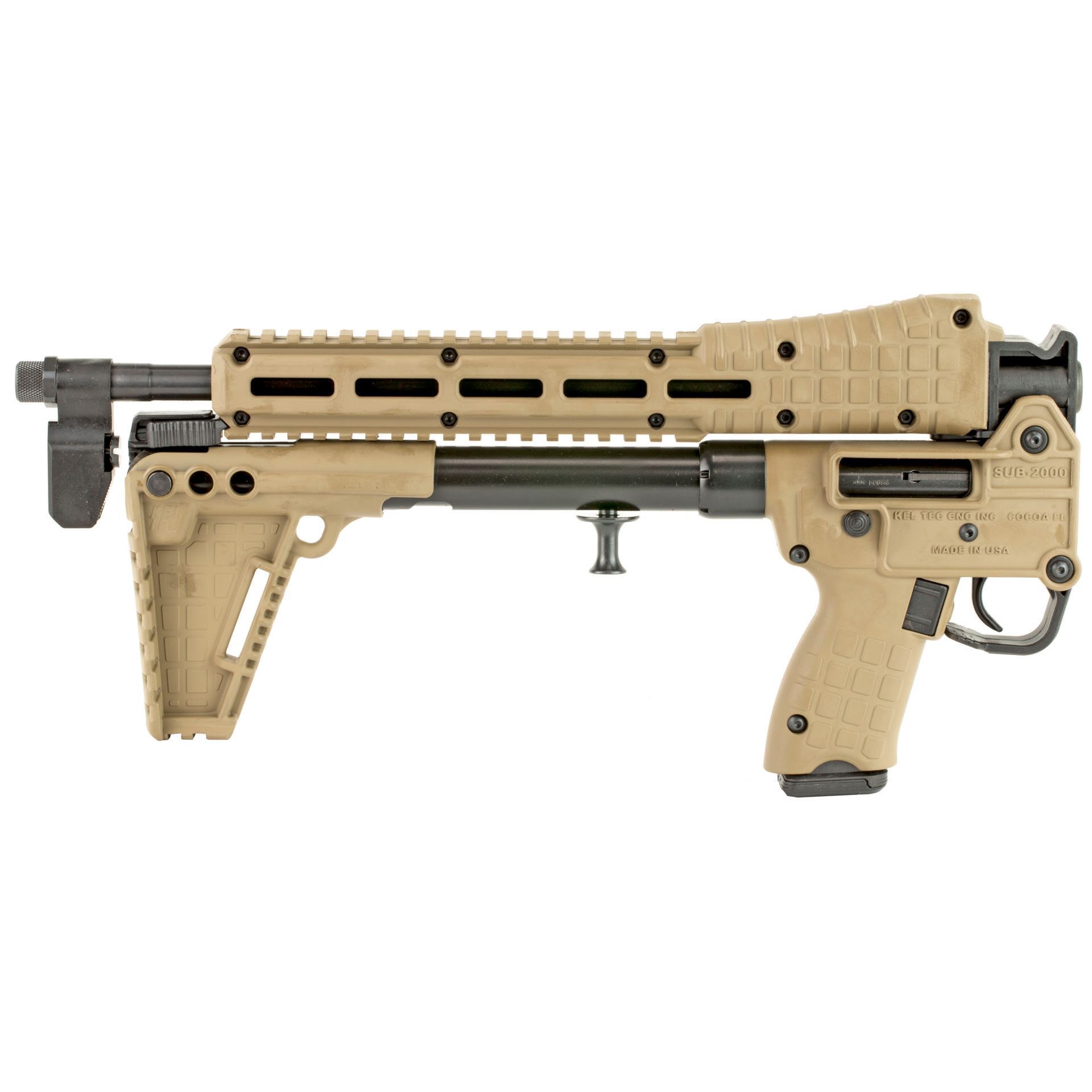Kel-Tec Sub2000 Gen 2 Carbine Glock 17 9mm 17rd Tan