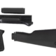 Arsenal Black Polymer Stock Set with Stainless Steel Heat Shield for Milled Receivers