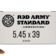 Red Army Standard 5.45x39mm 60gr Lead Core FMJ Steel Case 1000 Rounds Ammunition