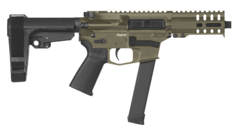 CMMG Banshee 300 MkGs 9mm OD Green Semi-Automatic 30 Round Pistol