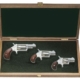 North American Arms 3-Gun Standard Collector’s Set Walnut Display Case