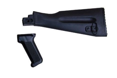 Arsenal AK47 / AK74 Warsaw Length Buttstock and Pistol Grip Set for Stamped Receivers