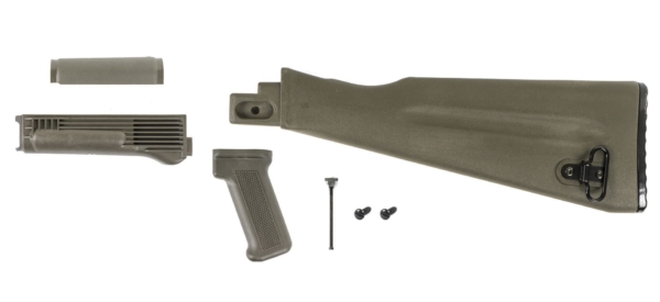 Arsenal NATO Length OD Green Polymer Stock Set for Stamped Receivers