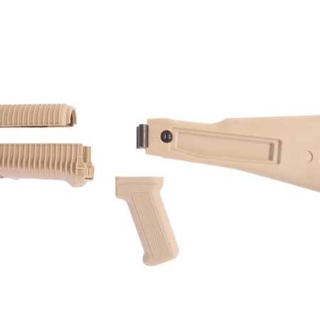 Arsenal US 4 Piece Desert Sand Left Side Folding Buttstock & Handguard Set Stamped Receivers