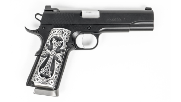 Outshine Designs 1911 Sterling Silver Cross Design Pistol Grip